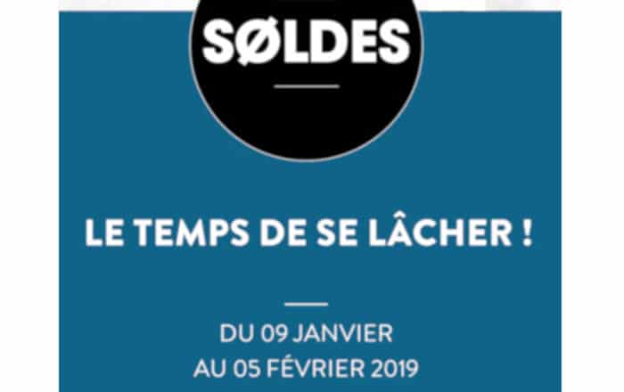 SOLDES D’HIVER DU 9 JANVIER AU 5 FÉVRIER 2019