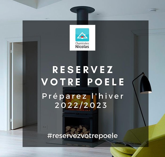 Préparez l’hiver en réservant votre poêle à bois !