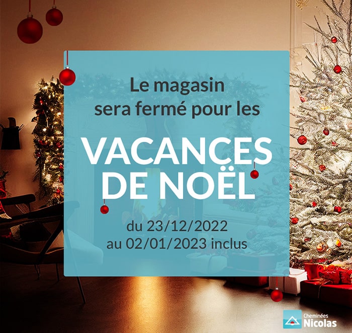 Votre magasin sera fermé du 23/12 au 02/01 inclus